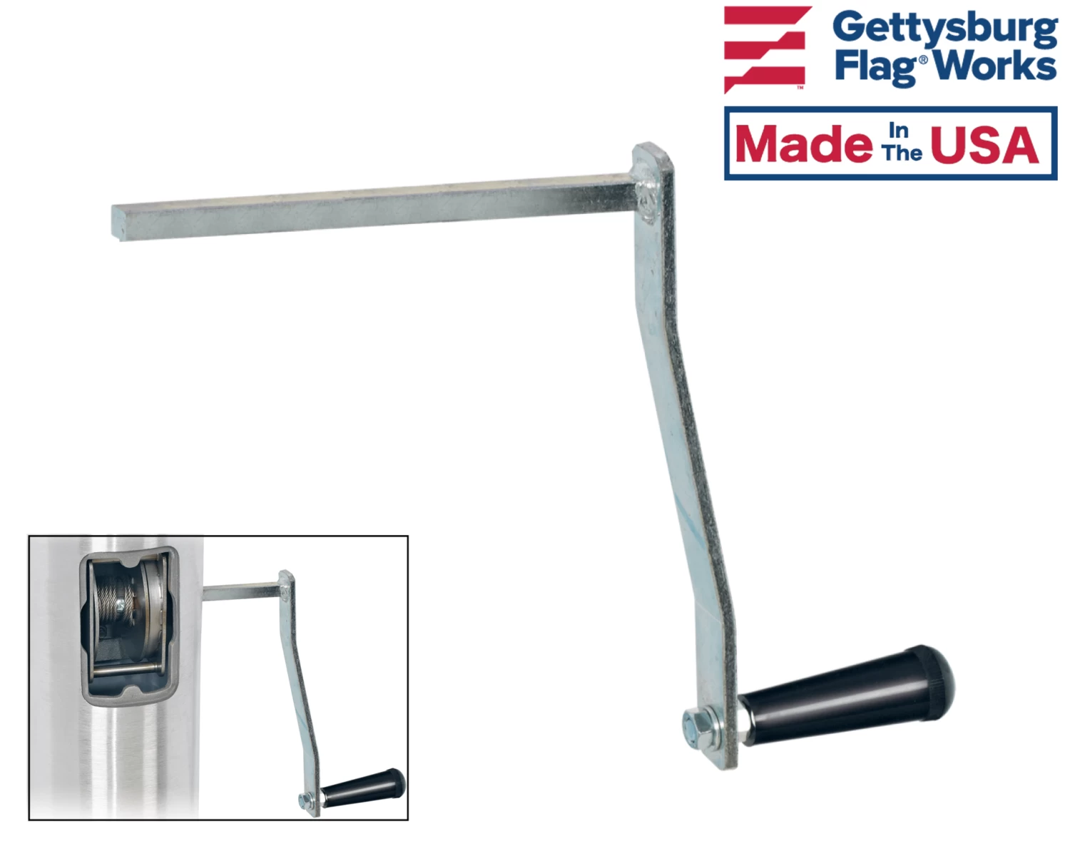 Winch Handle For Crank Flagpole 2 Winch Handle For Crank Flagpole - Image 2