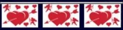 Valentine Hearts Pennants