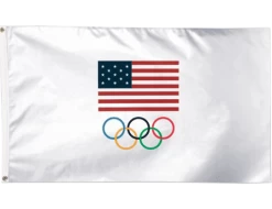 USOC Olympic Rings Flag