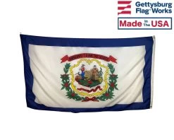 West Virginia Flag - Outdoor -Flags and Banners Store west virginia back
