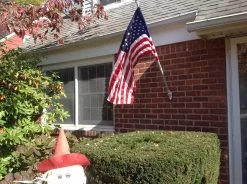 Worry Free® American Flag Set -Flags and Banners Store worry free flag set on customer house