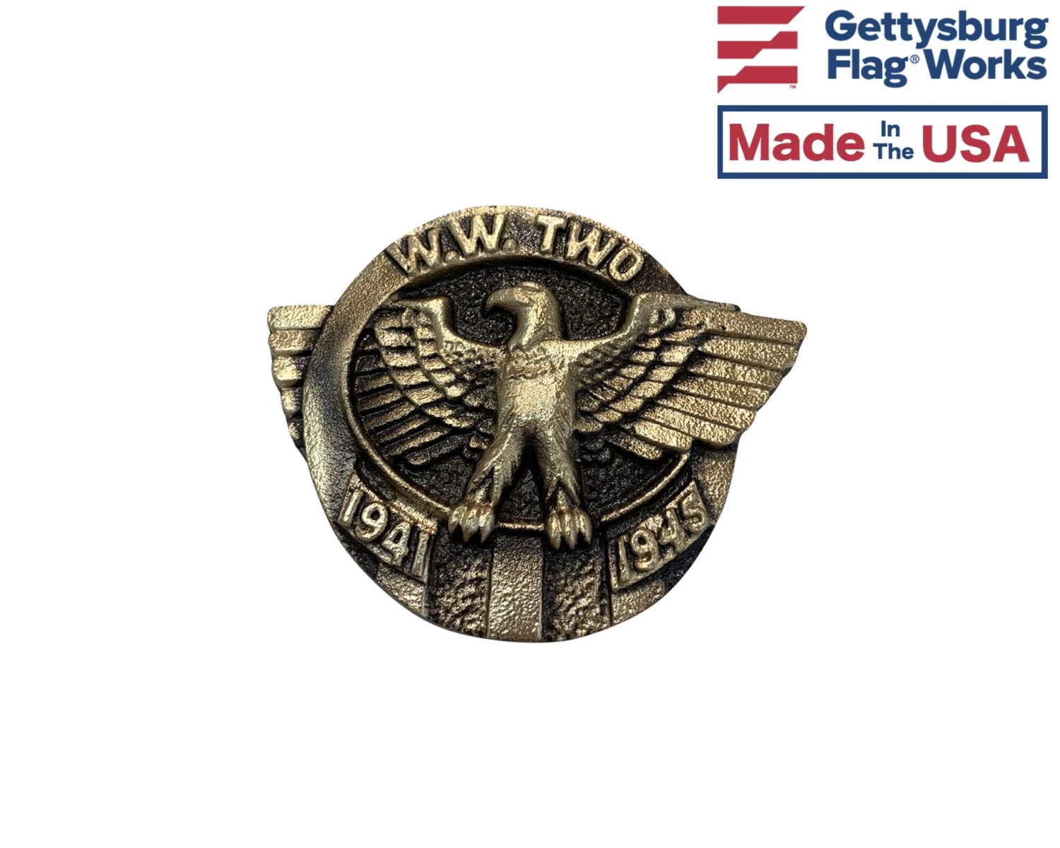 World War II Memorial Medallion-3" 1 World War II Memorial Medallion-3"